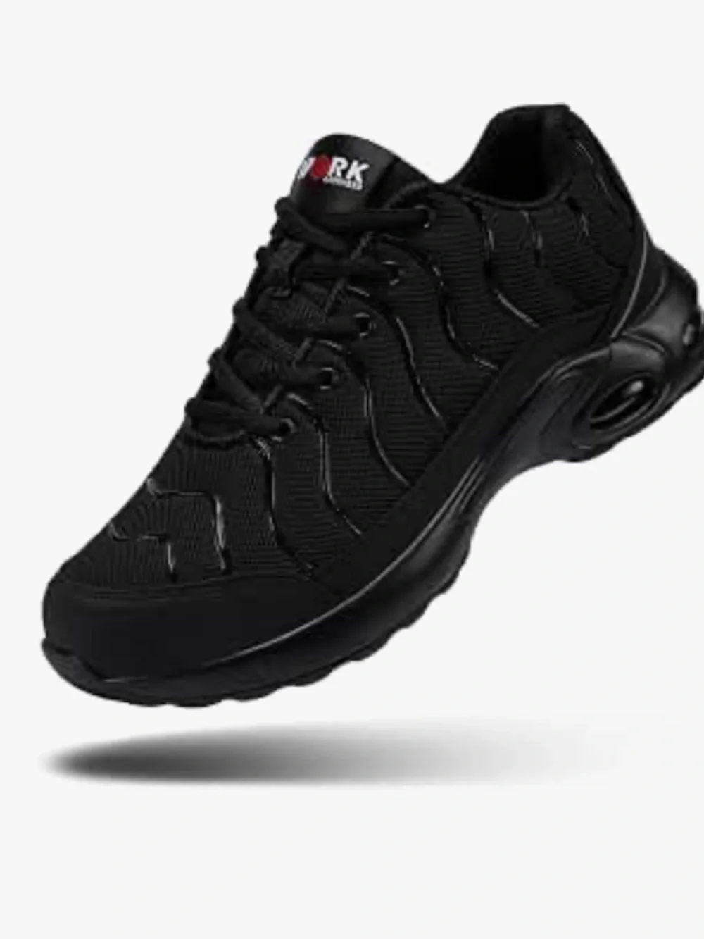 Men's Black Athletic/ Work Steel Toe Safety Shoe